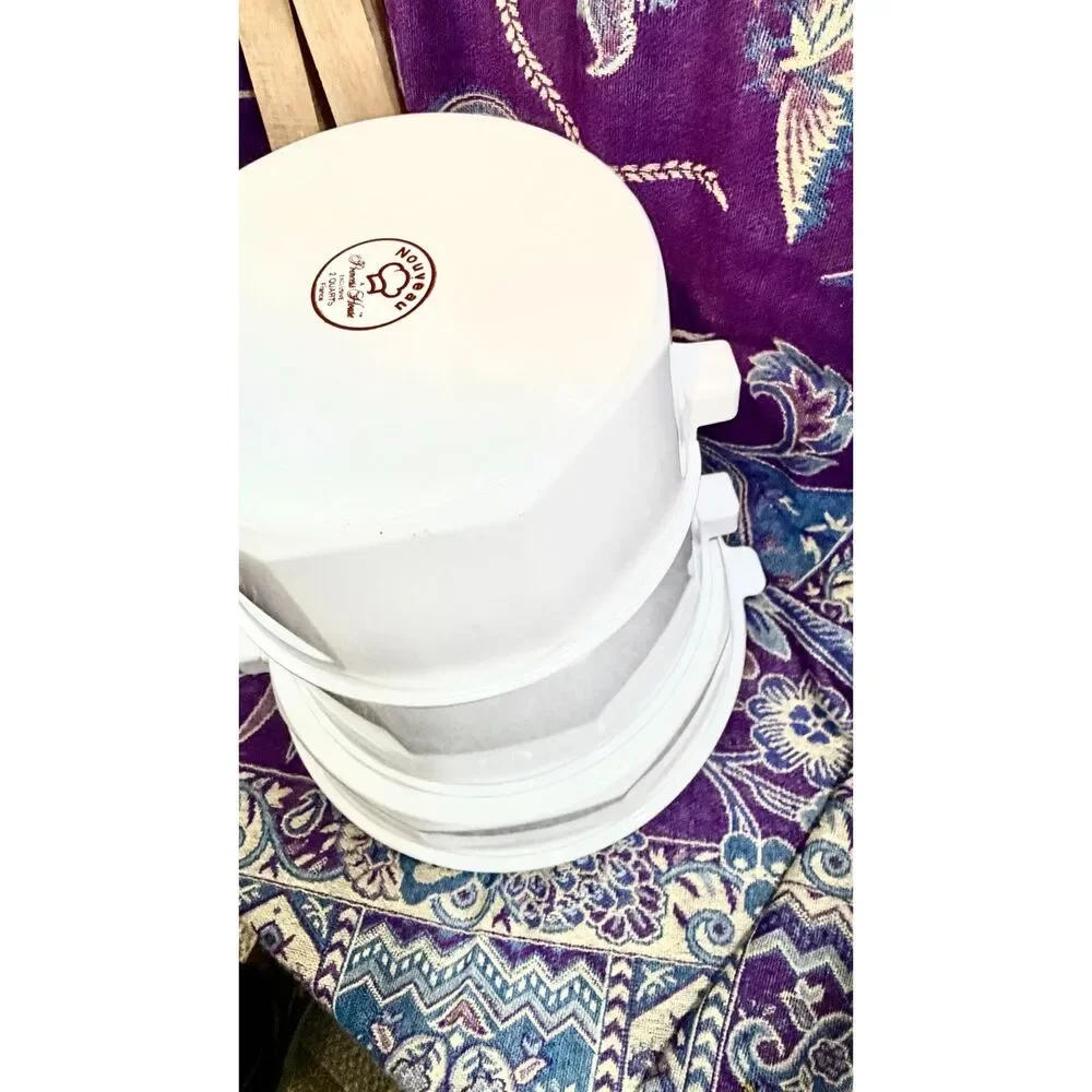 3 Piece Stunning Vintage Princess House Nouveau 3 Pc Heavy French Cookware Set